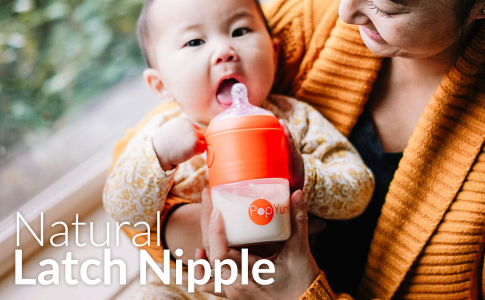 PopYum Anti-Colic Formula Making Baby Bottle 9 oz 3 BOTTLES